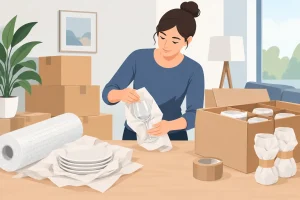 Meilleures astuces d’emballage pour déménager du fragile